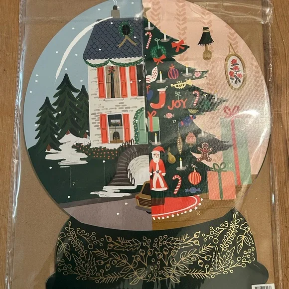 Rifle Paper Co. SNOW GLOBE ADVENT CALENDAR - Picture 2 of 6